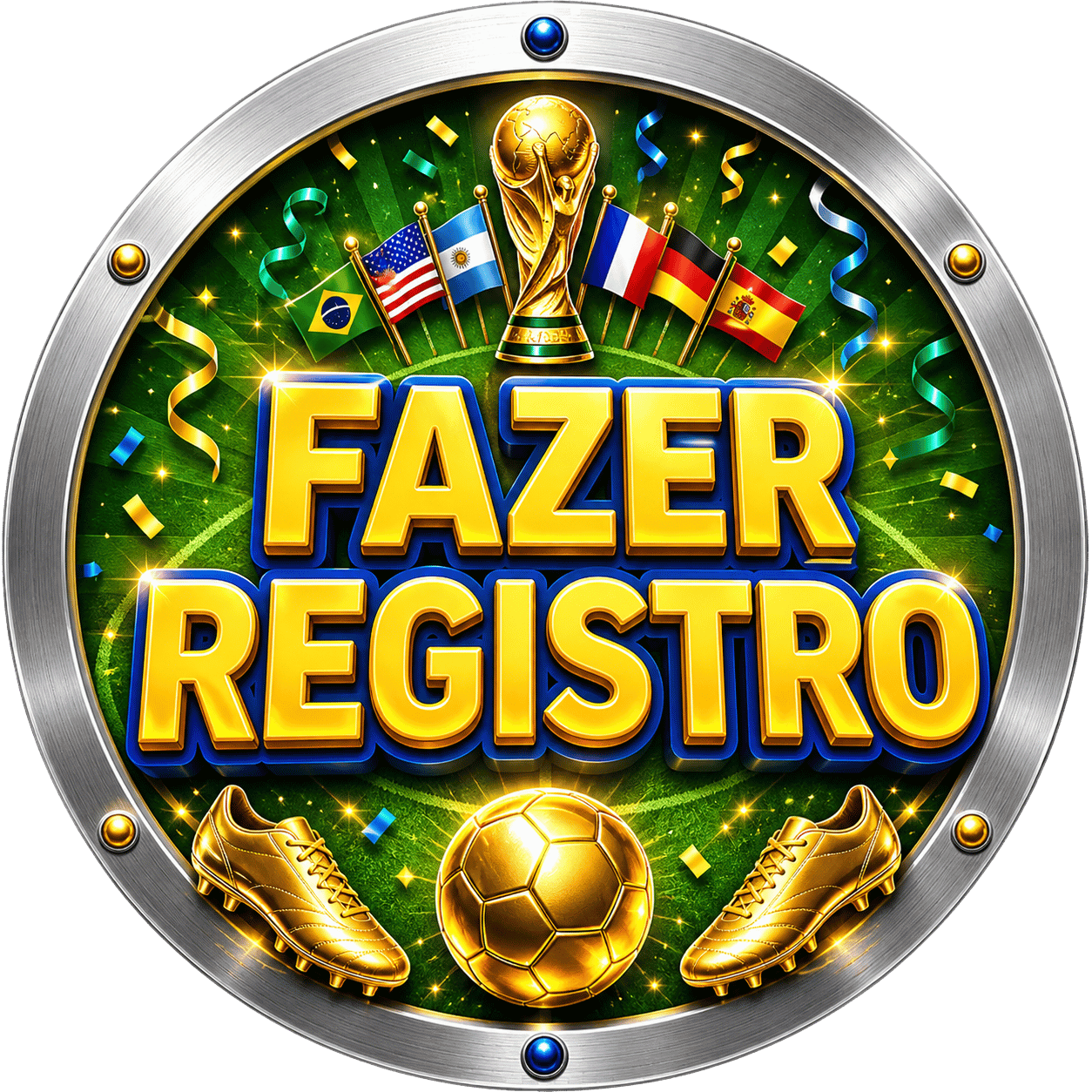 Botão de jogar/cadastrar